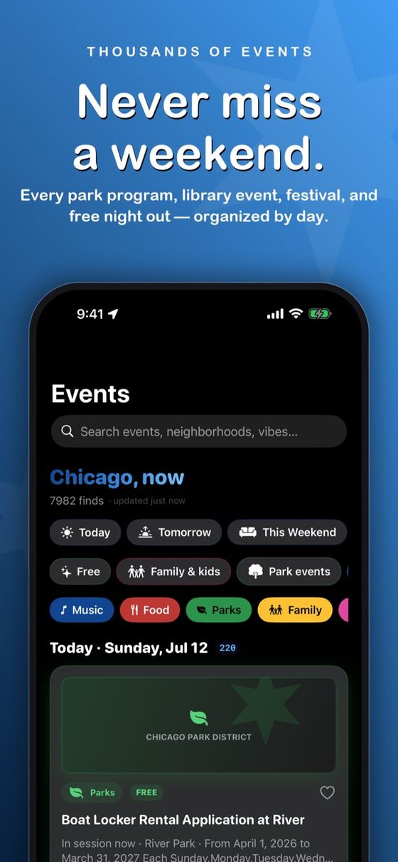 ChiVibe screen
